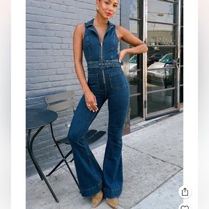Denim jumpsuit